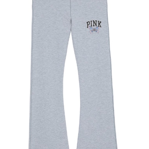 NEW VICTORIAS SECRET PINK RARE BUTTERFLY Tee Shirt and Leggings Set - Picture 7 of 7